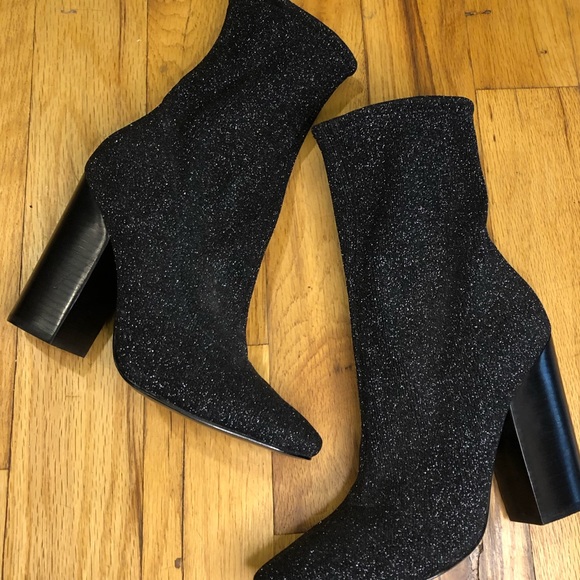 Kendall & Kylie Shoes - Kendall & Kylie Hailey Sparkle Sock Bootie Boots